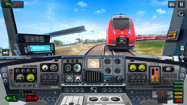 Modern Train Driver Game 2023 screenshot-0