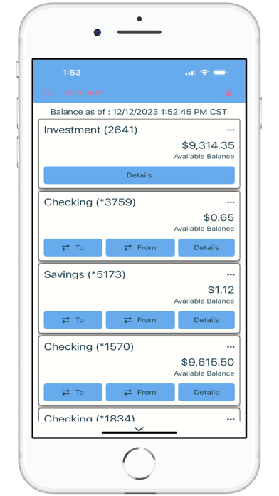 FSB Hillsboro i2Mobile Screenshot