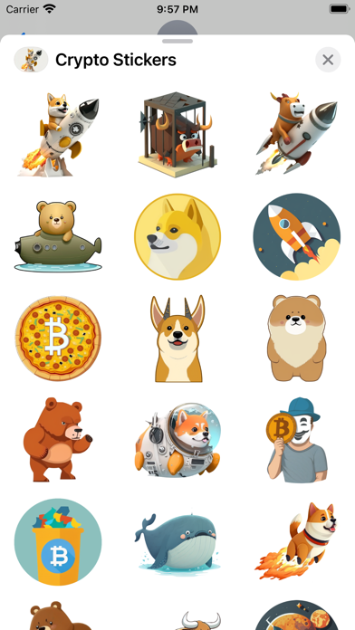 Crypto Sticker Setのおすすめ画像1