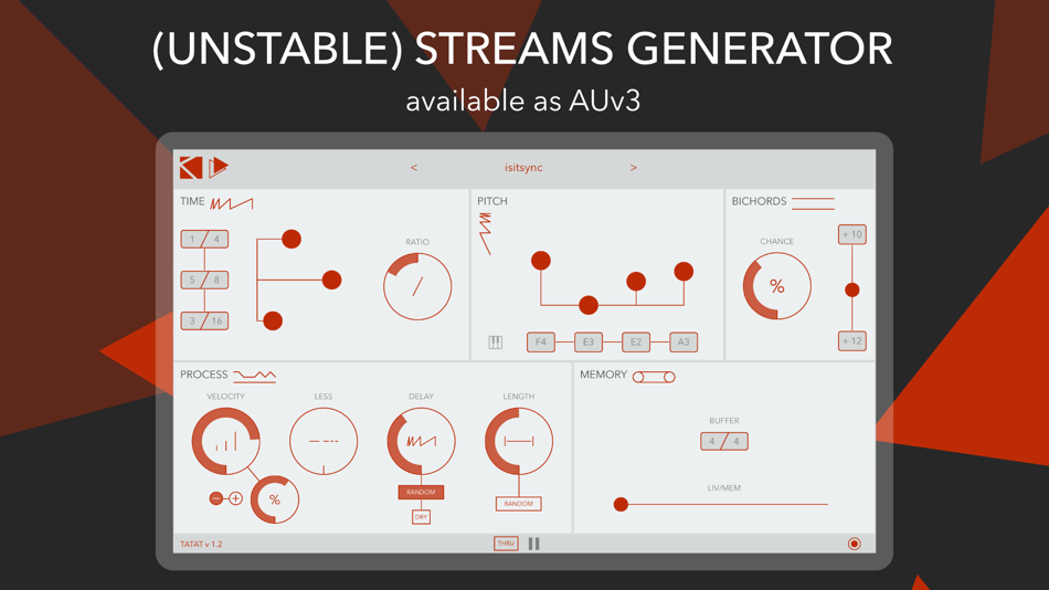 #1. TATAT : midi streams generator (iOS) Podle: K-Devices