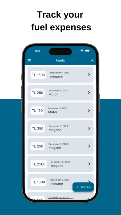 Fueler: Fuel Tracker Screenshot