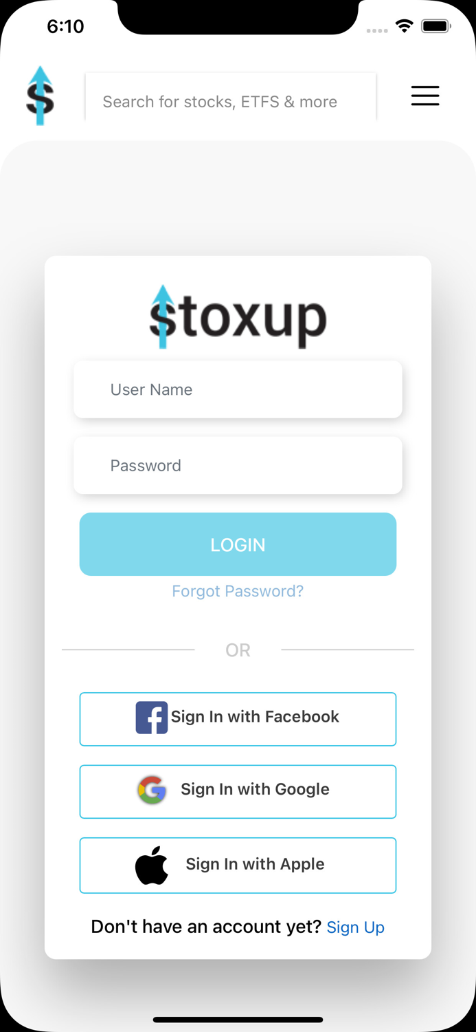 Stoxup Stock and Crypto Ratings