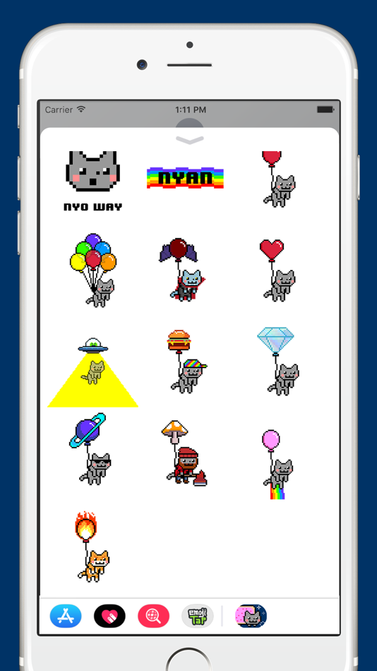 #5. Nyan Cat Animated Stickers (iOS) 由: Bare Tree Media Inc