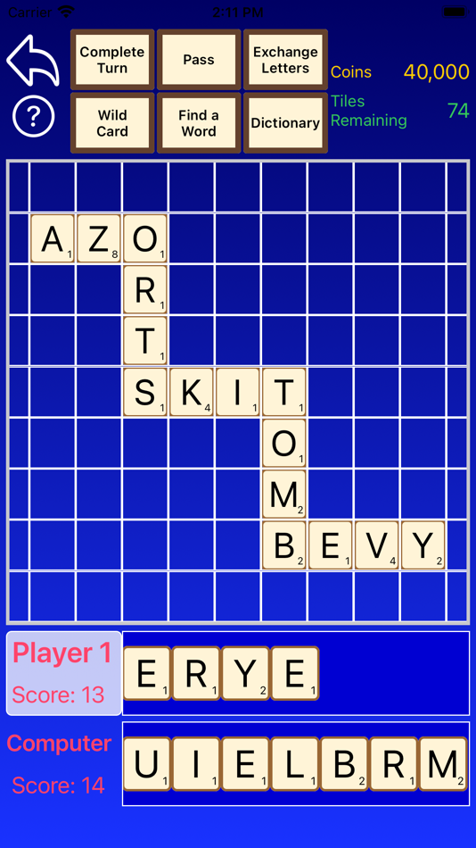 #2. Tile Slinger Word Tile Game (iOS) 来自: Blue Water Apps, LLC