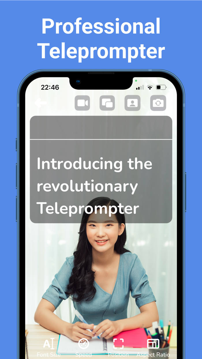 Video teleprompter App Lite Z