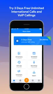 moon dialer: wifi calling app iphone screenshot 4