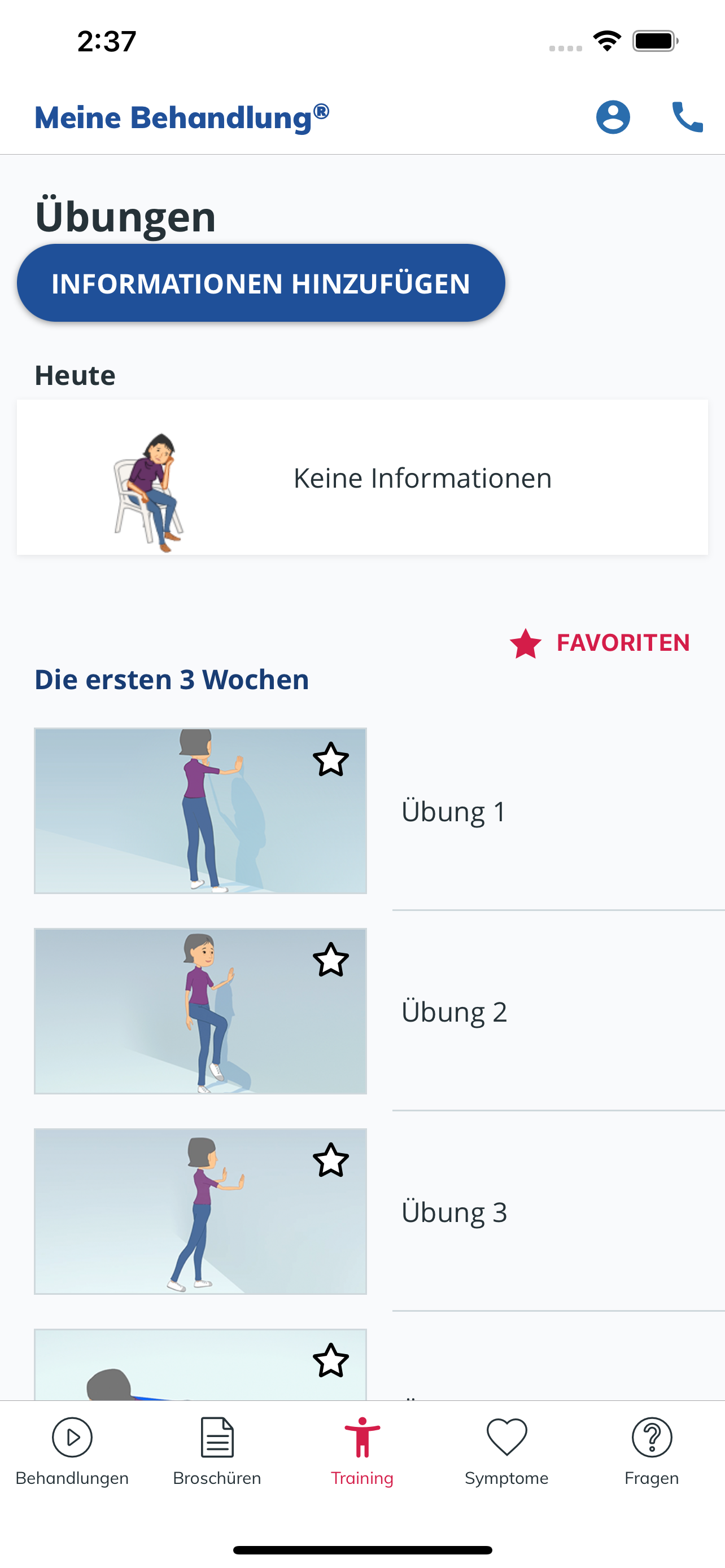 Meine Behandlung