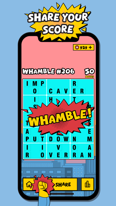 Whamble! Crossword Scramble Screenshot