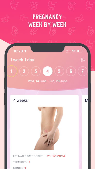 Pregnancy Tracker - Momsline Screenshot