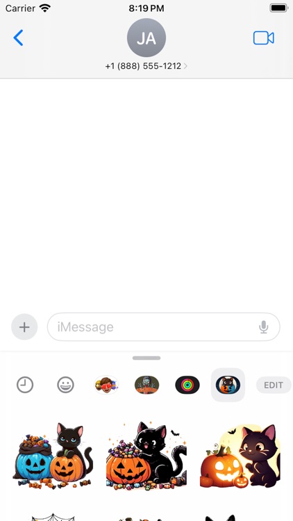 Halloween Black Cats Stickers screenshot-5