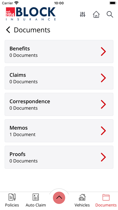 Block Insurance Mobile Screenshot