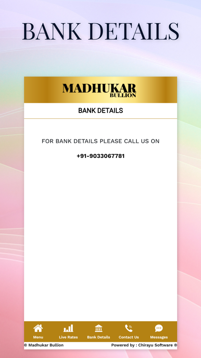Madhukar Bullion