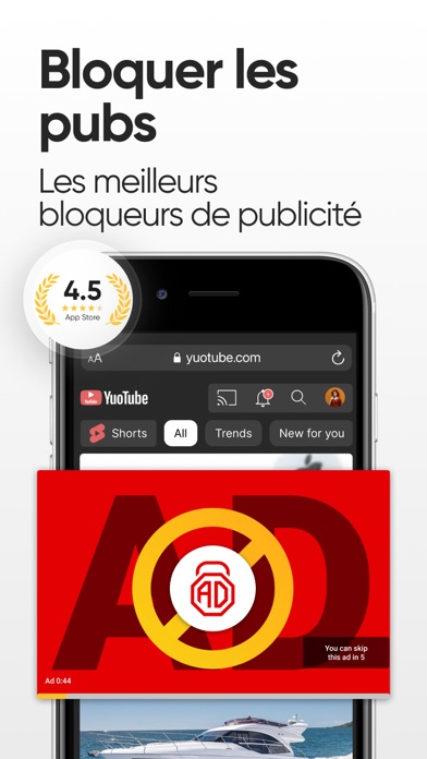 Screenshot #1 pour AdLock: Bloqueur de pub Safari