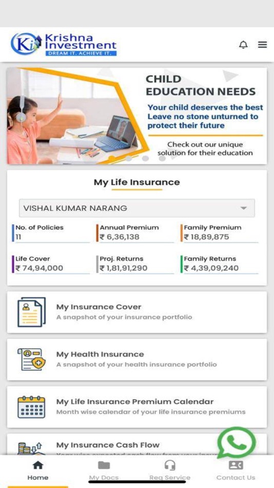 #2. Kinsure (iOS) 由: KRISHNA INVESTMENT