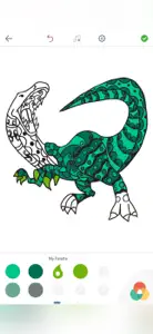 Dinosaur Coloring Pages ! screenshot #4 for iPhone