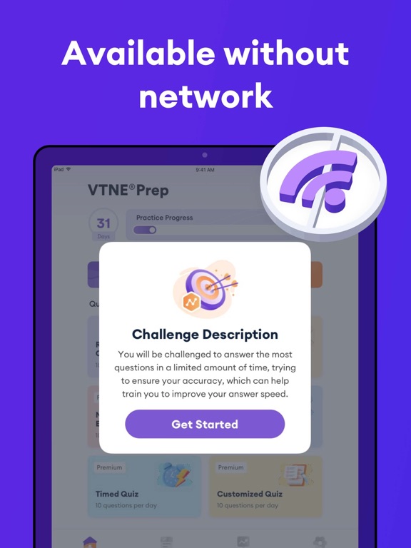 VTNE Test Prep 2026 iPad screenshot 9 - Education app