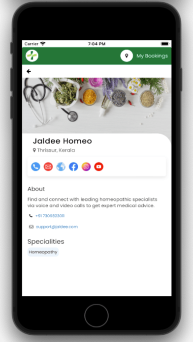 Jaldee Homeo Screenshot