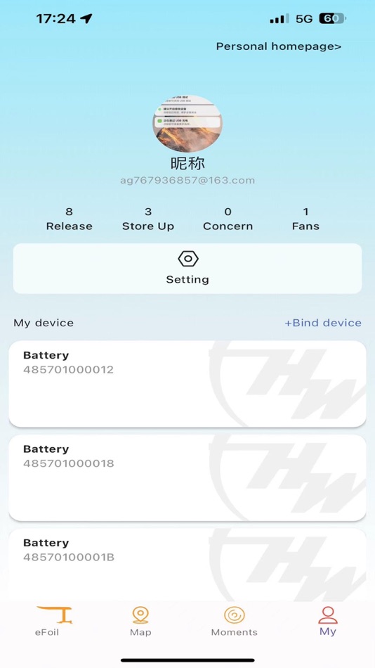 #6. HW eFoil (iOS) Podle: Shenzhen ZYDTECH Intelligent Technology CO.,LTD