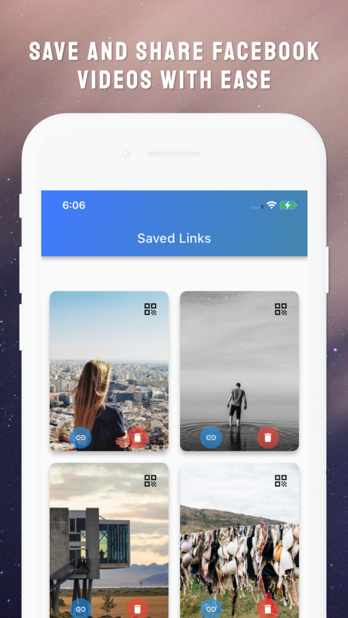 BlueSaveVideo to QR and Shorten