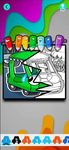 Game screenshot Rainbow Color Cars For Friends apk