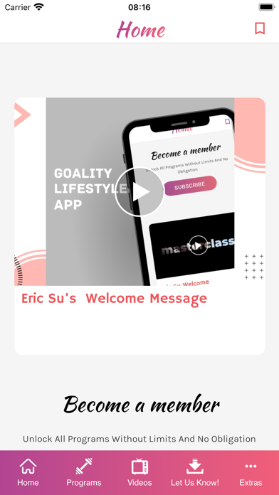 Goality Lifestyle Screenshot