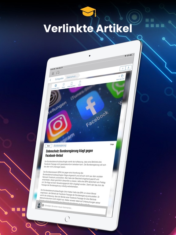 Technologie-News und Videos iPad screenshot 8 - News app