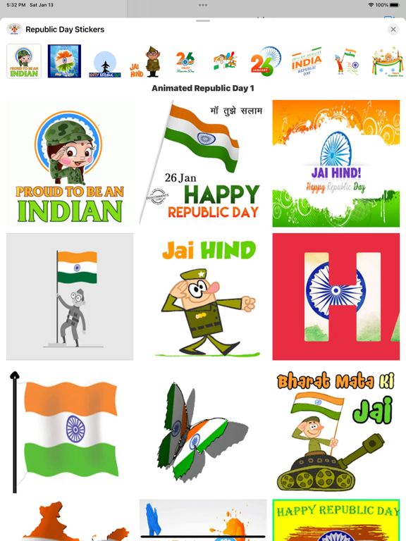 Screenshot #4 pour Happy Republic Day Stickers
