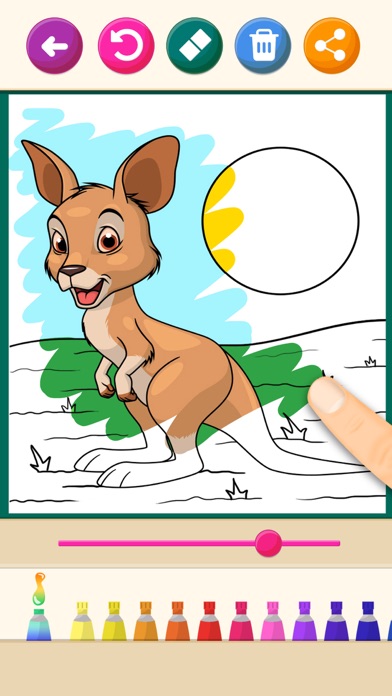 Animals magic coloring pages Screenshot