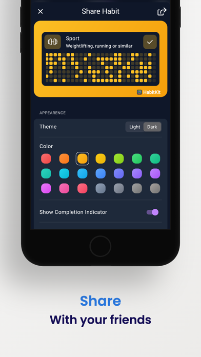 Habit Tracker - HabitKit Screenshot