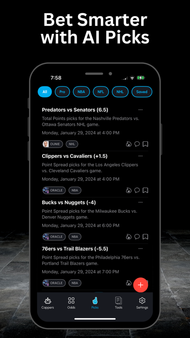 AI Sports Picks Screenshot