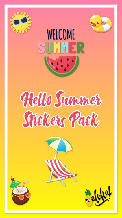 Hot Summer Quote Stickers screenshot-3