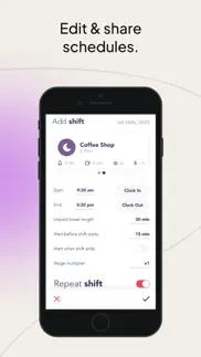 shift work calendar: worktime iphone screenshot 4