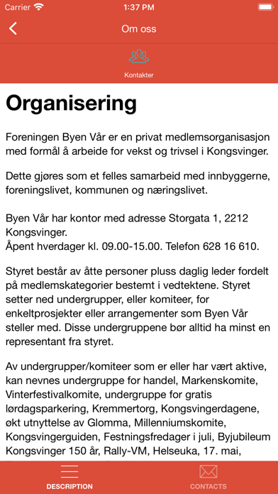 Byen Vår Kongsvinger Screenshot