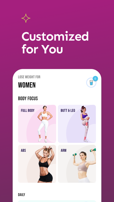 Screenshot #2 pour Fitness Women Workout at Home