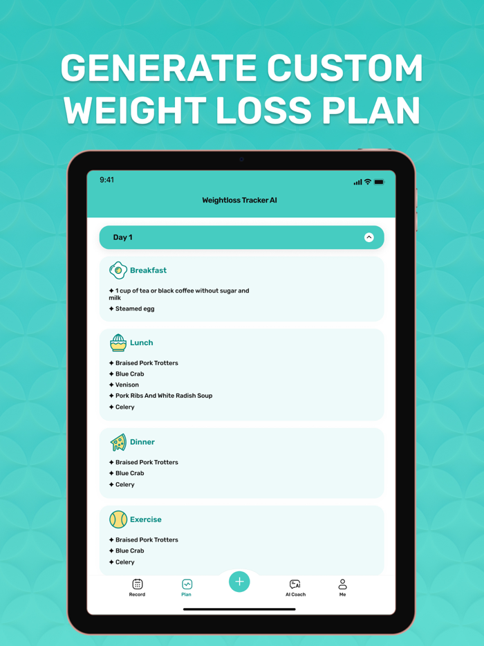 Weight Loss Tracker AI