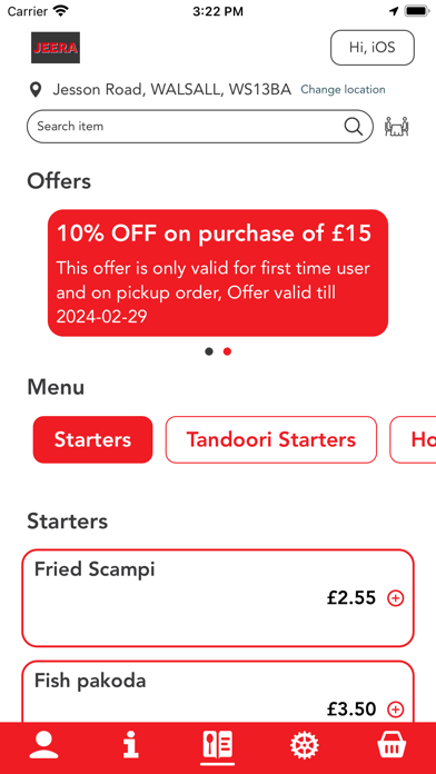 Jeera Restaurant Screenshot