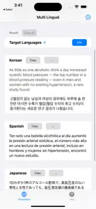 Multi Lingual Translator + screenshot #3 for iPhone