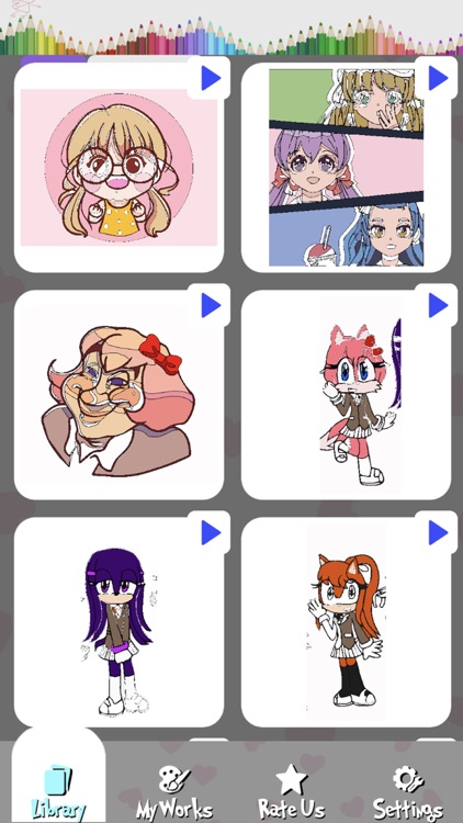 Doki Boki Coloring Girl anime