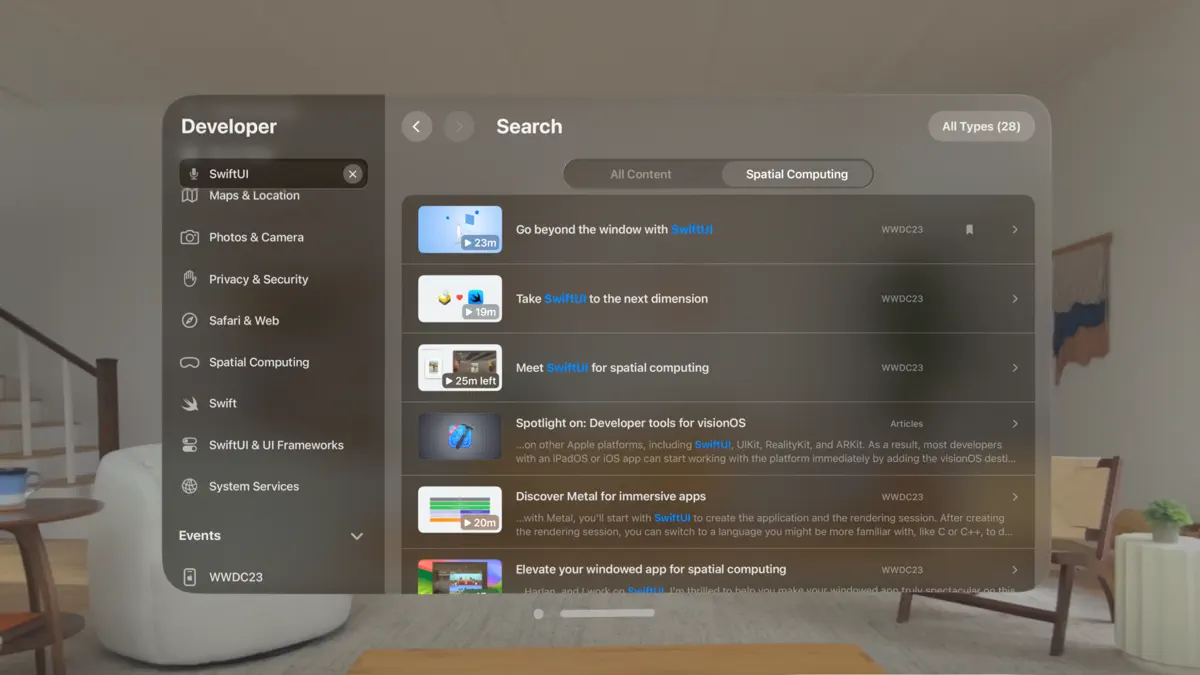 Apple Developer screenshot 2