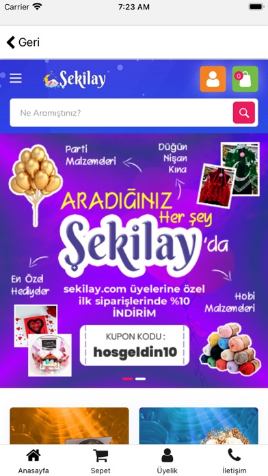 Şekilay - Online Alışveriş Screenshot