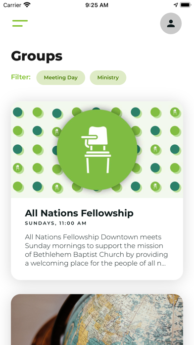Bethlehem Baptist Church App Screenshot