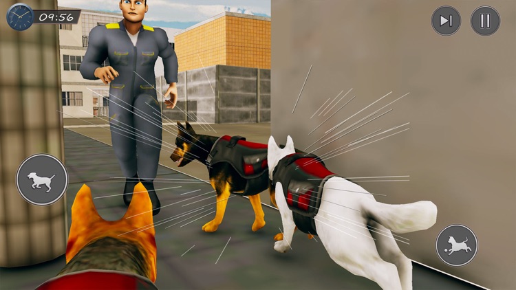 US Police Dog City Security 3D