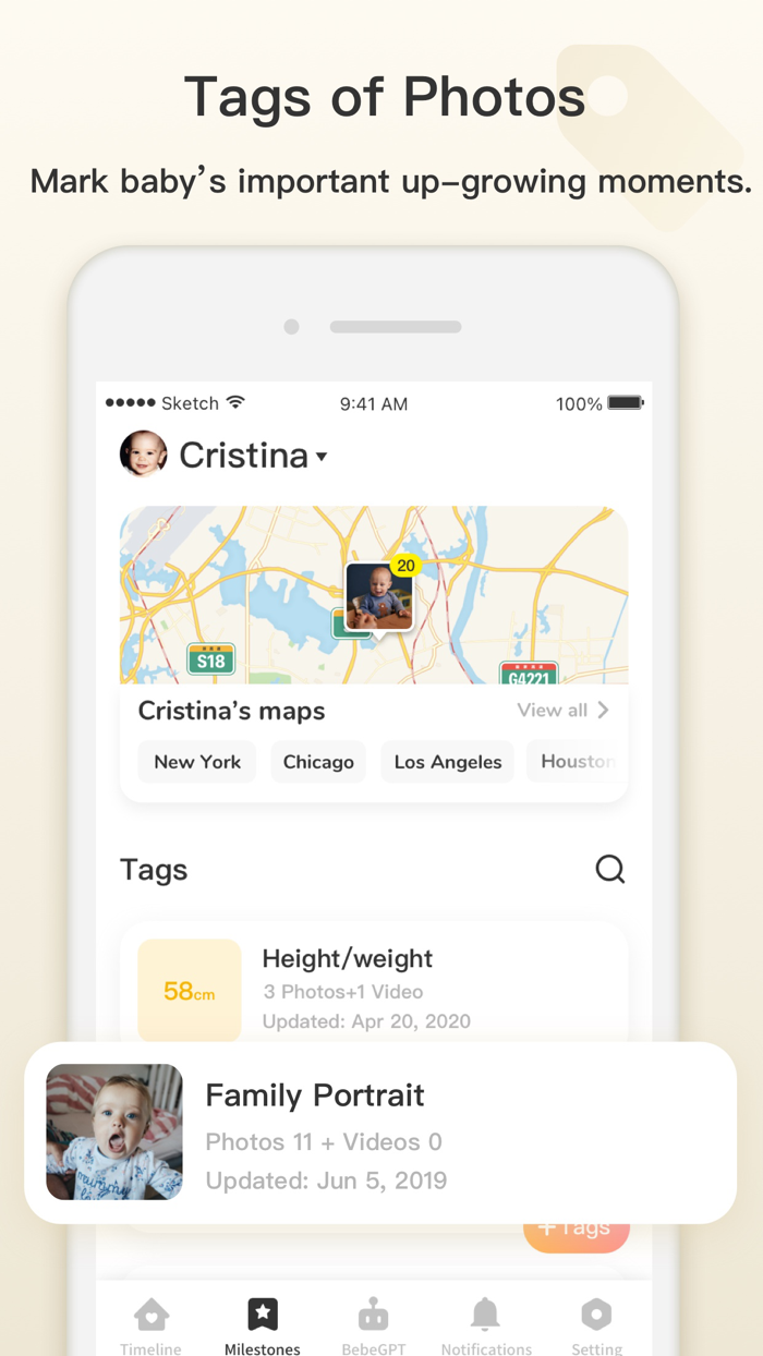 Bebememo - Smart Baby Journal
