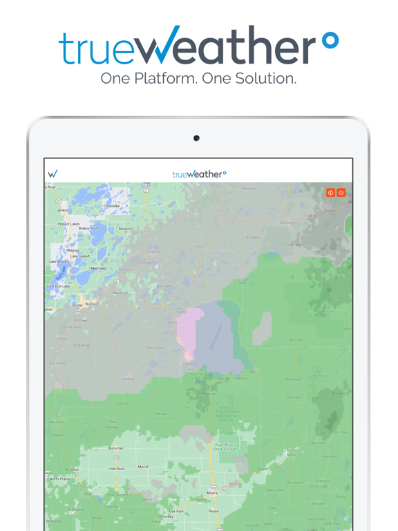 trueWeather iPad screenshot 1 - Weather app