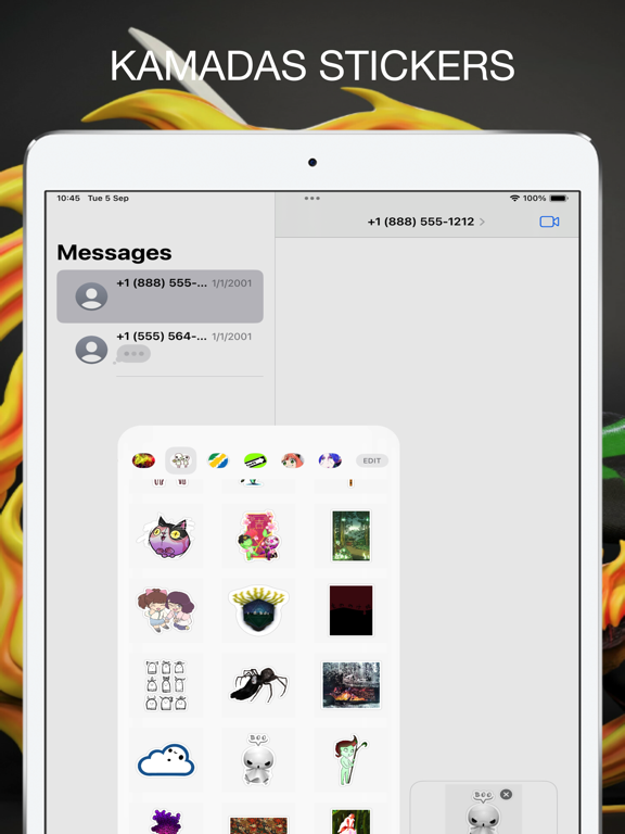 Screenshot #6 pour Kadamas Stickers