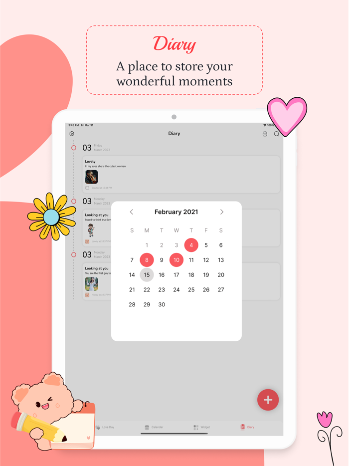 Couple App Count Days in Love