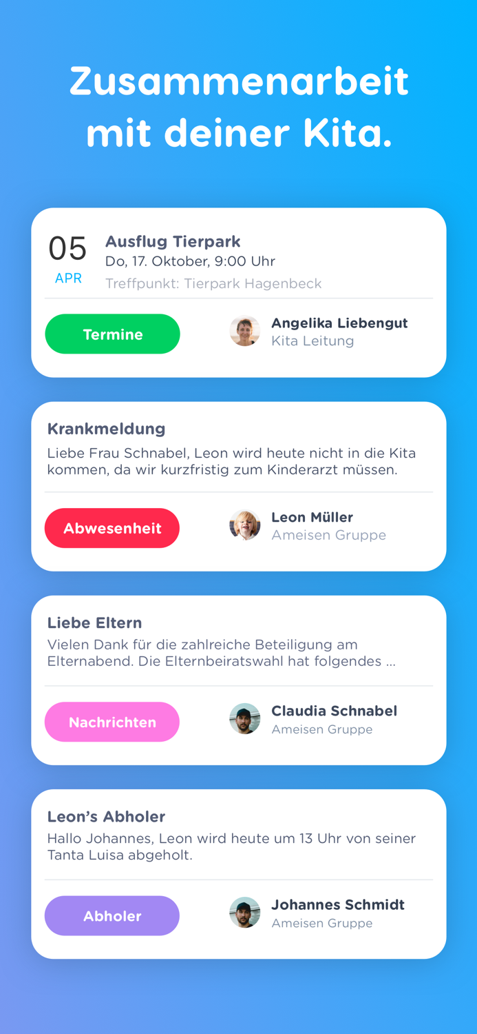 Kindy - Die Kita-App