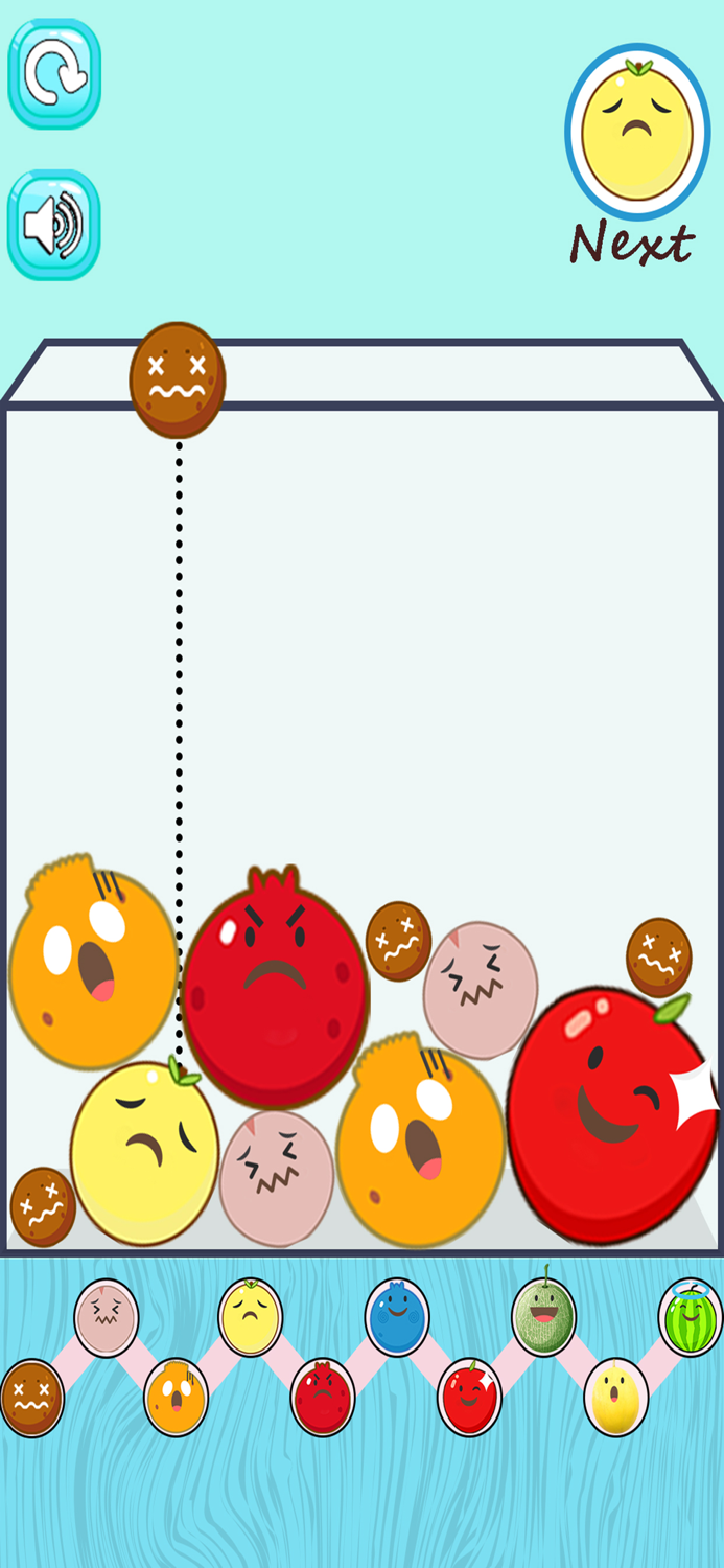 Merge watermelon puzzle