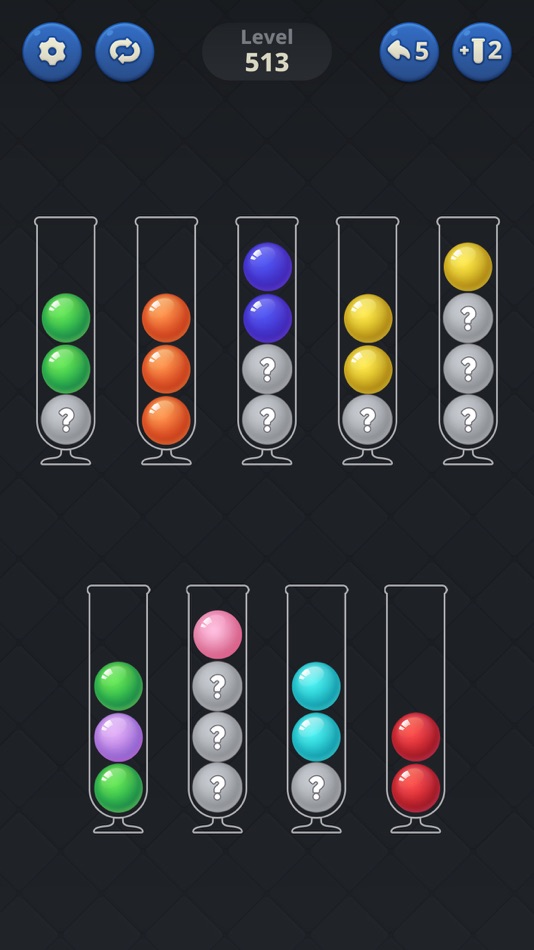 #7. Ball Sort! Color Bubble Puz (iOS) 由: Topsmart Mobile Ltd.