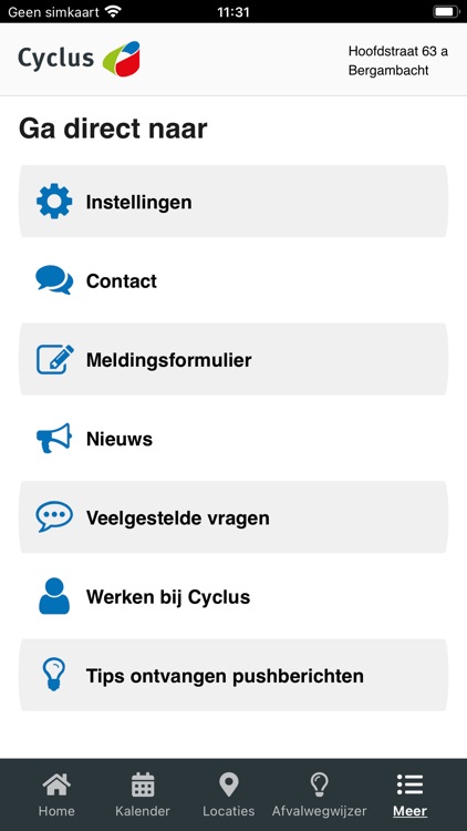 Afvalkalender Cyclus screenshot-5